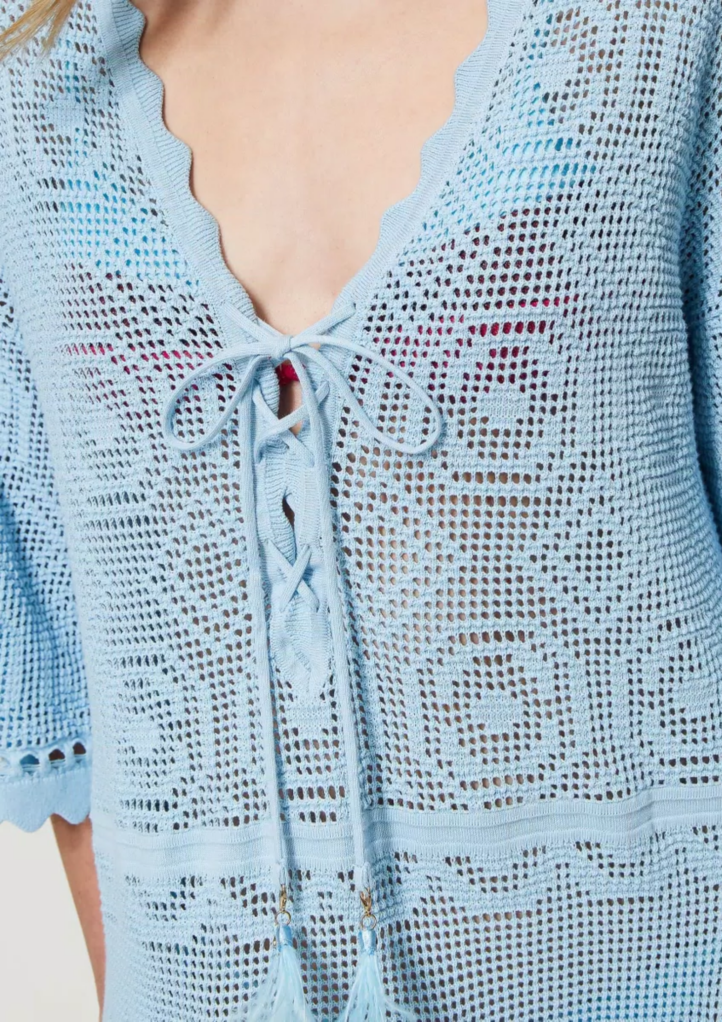 Kaftan de malha Twinset