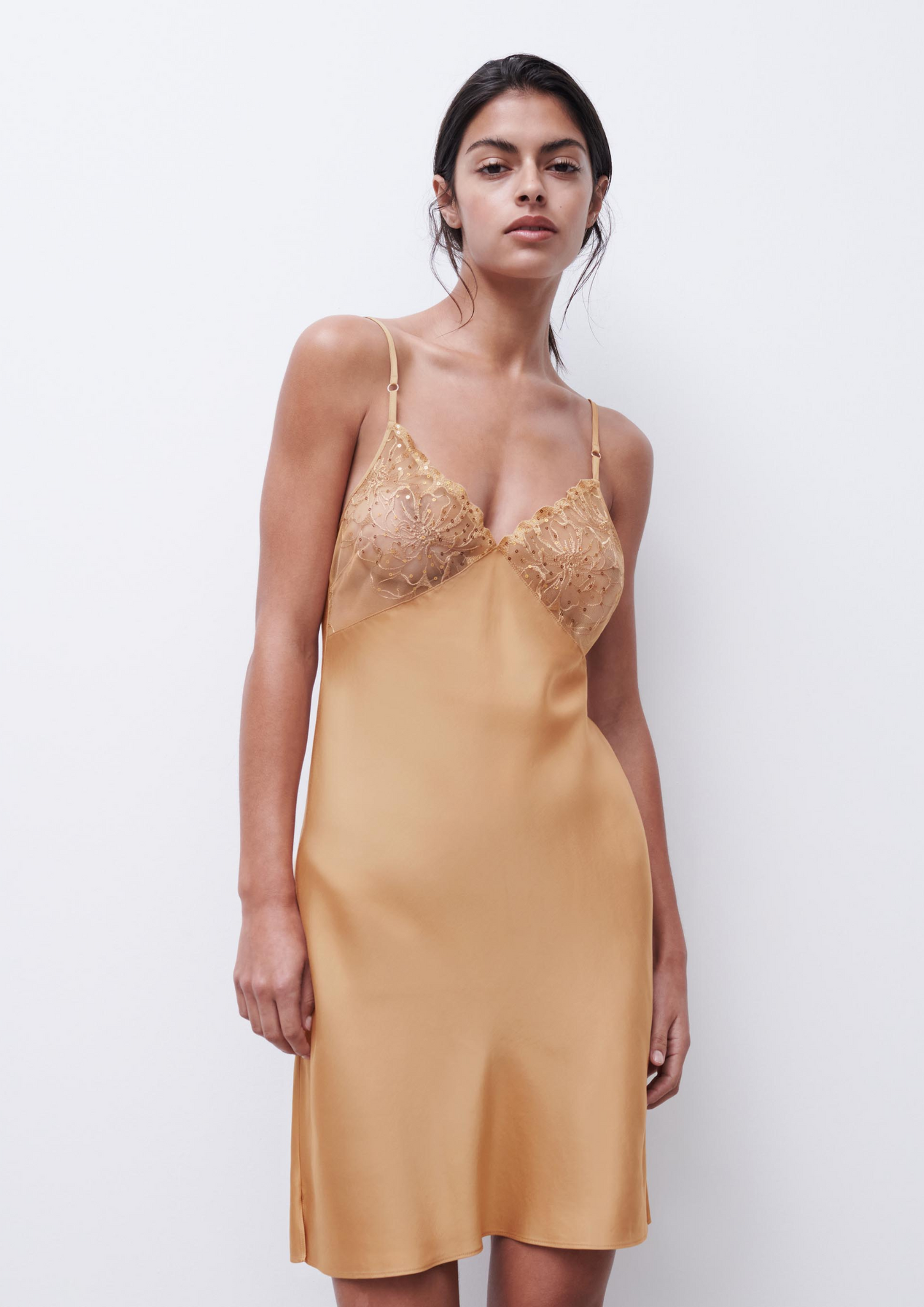 Camisa de noite Fleurs Chantelle
