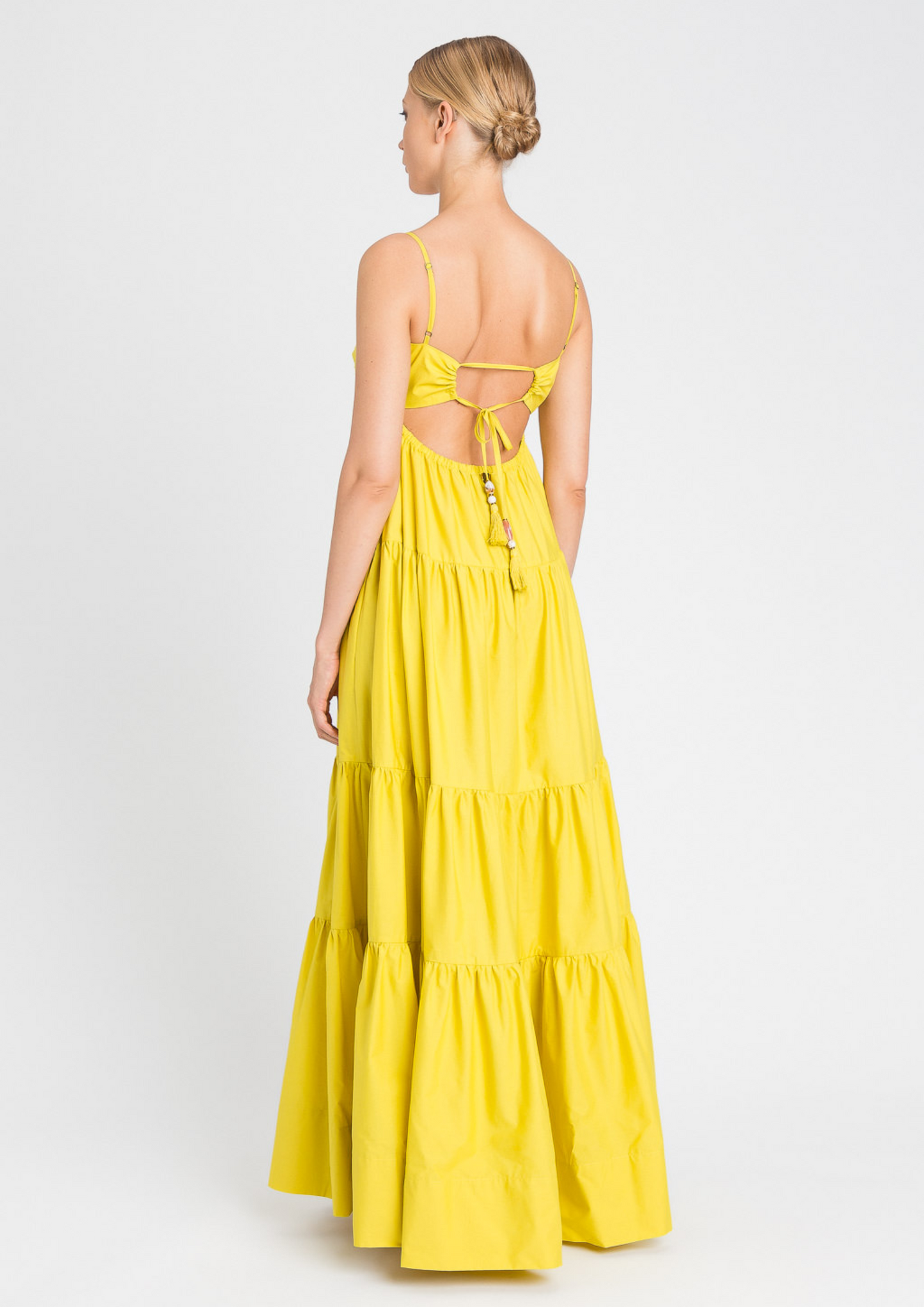 Vestido longo de popeline Twinset