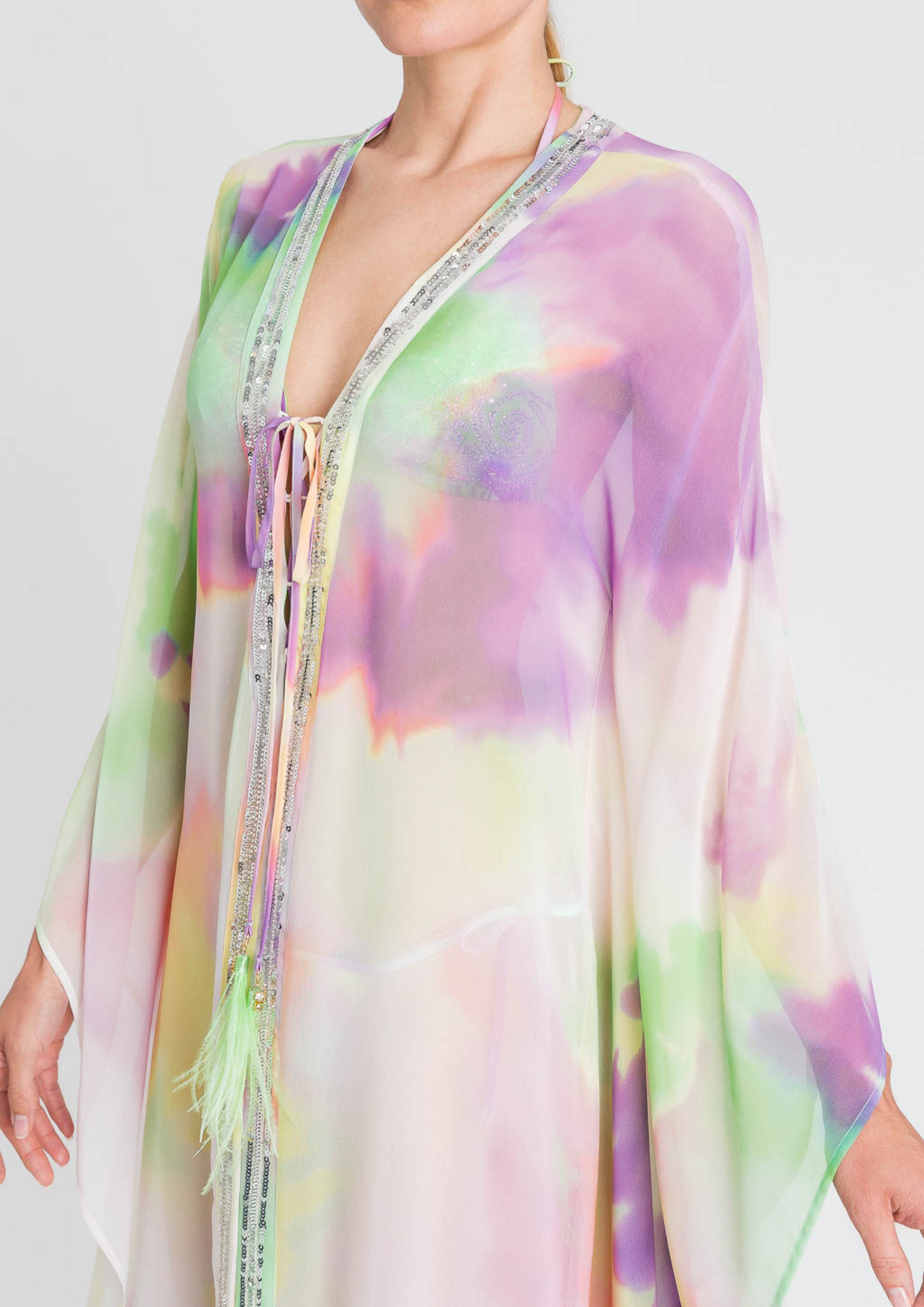 Kaftan Tie-Dye Longo  Twinset