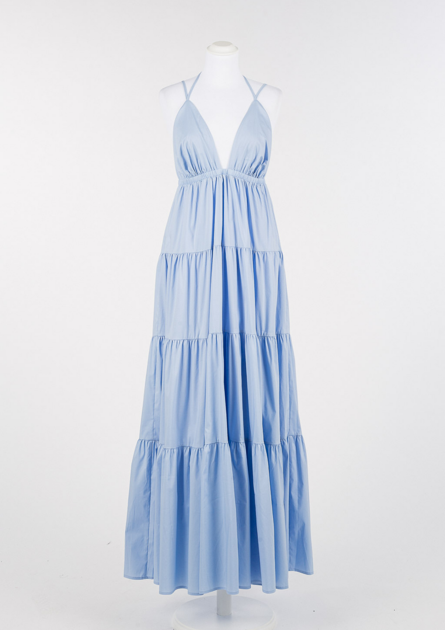 Vestido longo de popeline Twinset
